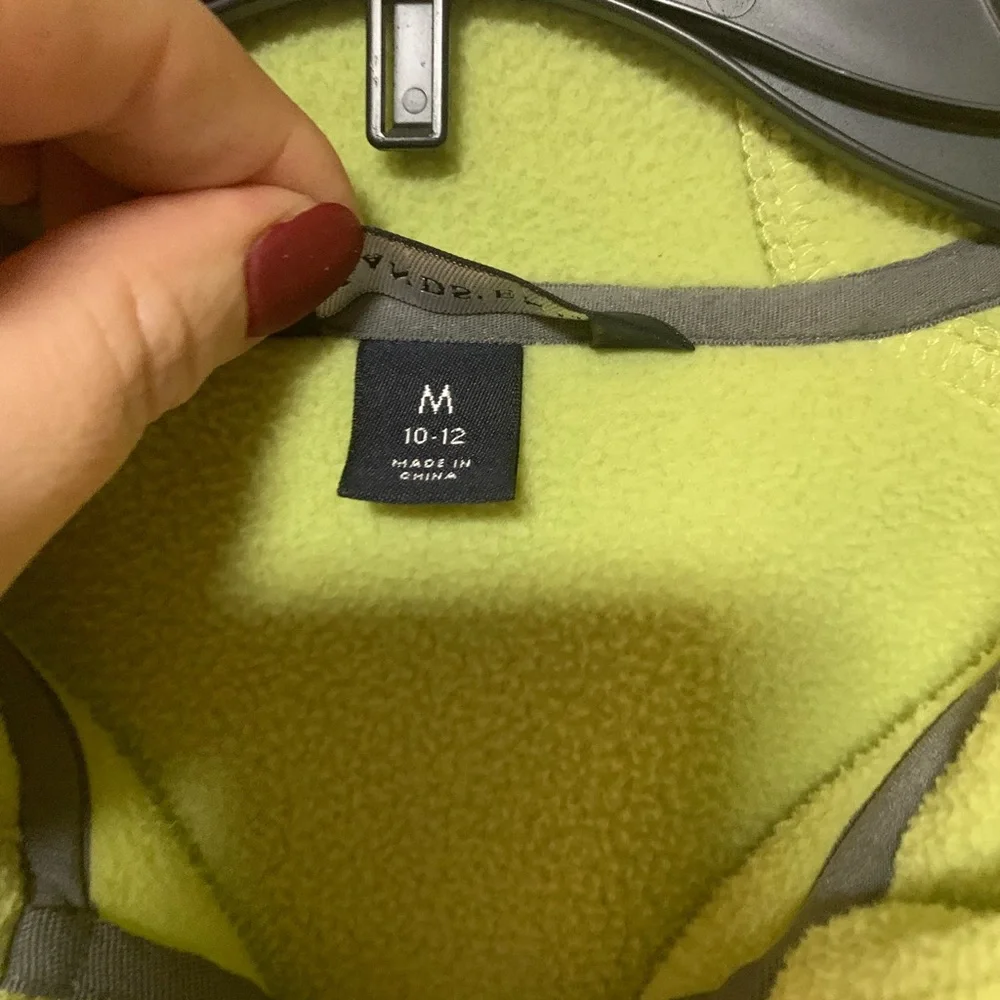 Land's End Sz Md 10-12 Fleece Full Zip Jacket Women's - Picture 5 of 10